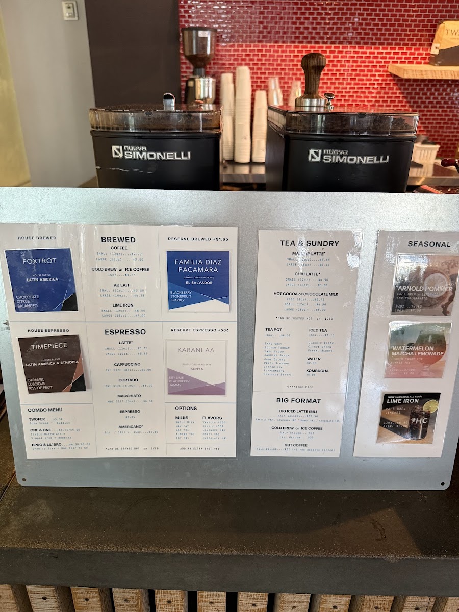 Houndstooth Coffee Menu - Image 3